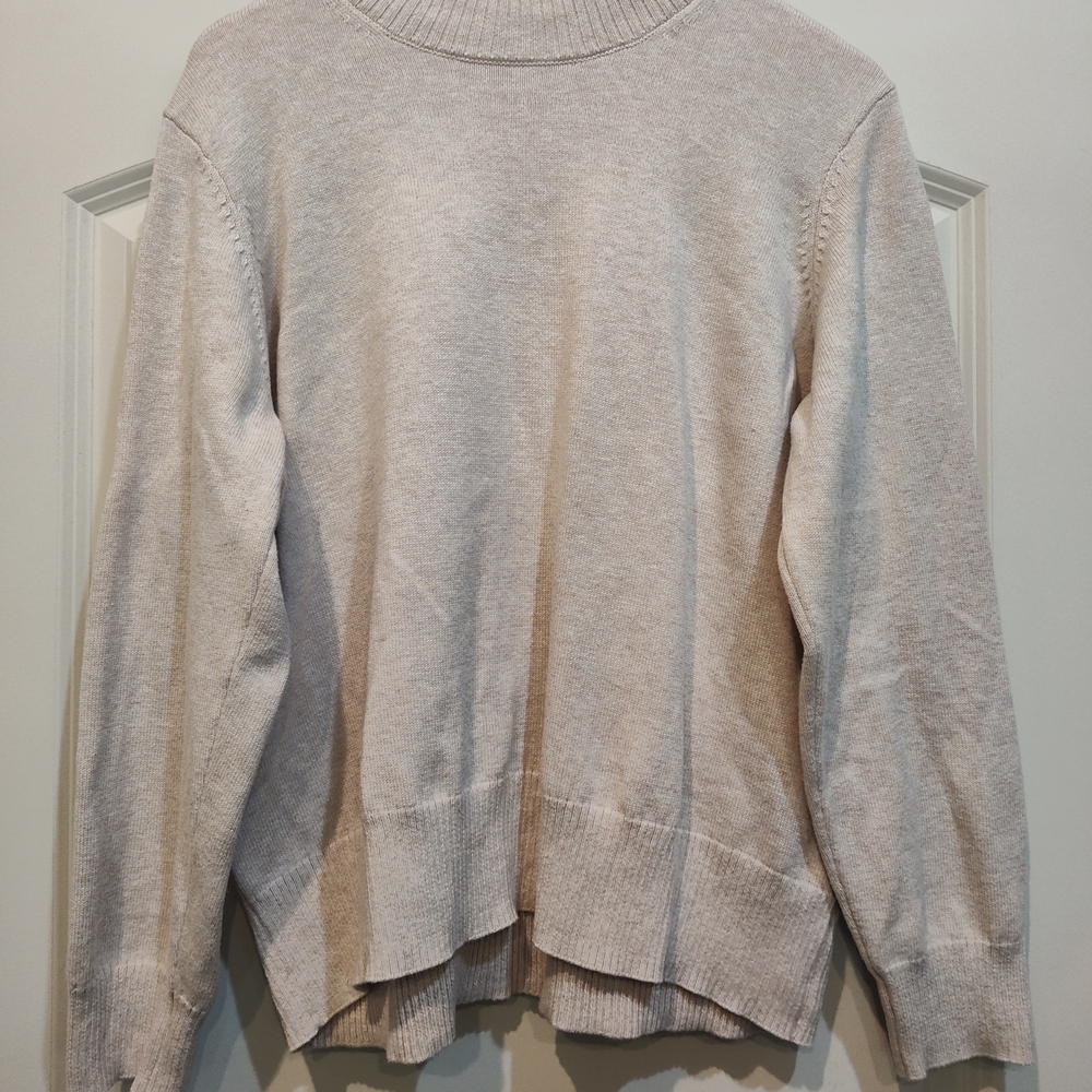 Old Navy Soft Cream Pullover Turtleneck Sweater